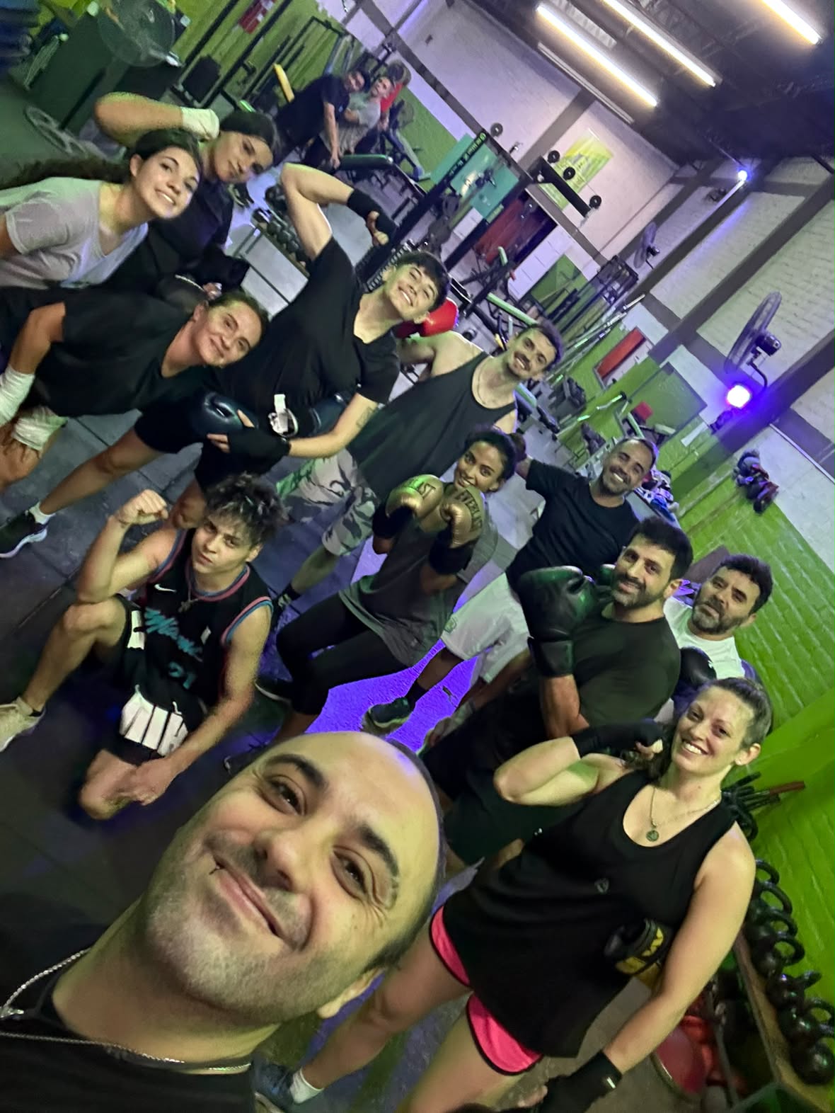 Clase grupal de boxeo GreenFit